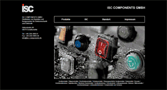 Desktop Screenshot of isc-components.de